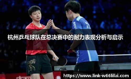 杭州乒乓球队在总决赛中的耐力表现分析与启示